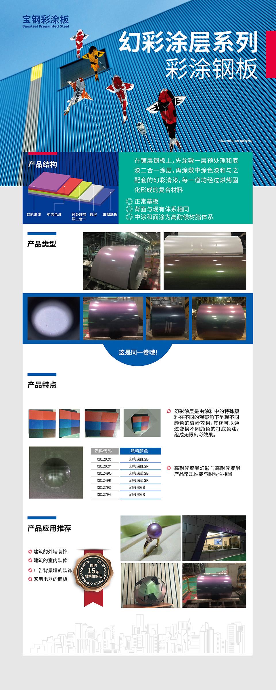 幻彩塗層（céng）係（xì）列彩塗鋼板