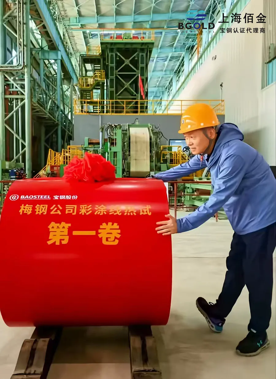 寶鋼股份新（xīn）成員- 梅（méi）山鋼鐵彩塗產線介紹